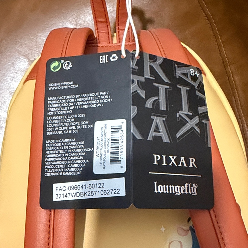 Loungefly Disney Pixar Ratatouille Mini Backpack - NWT - Picture 5 of 6